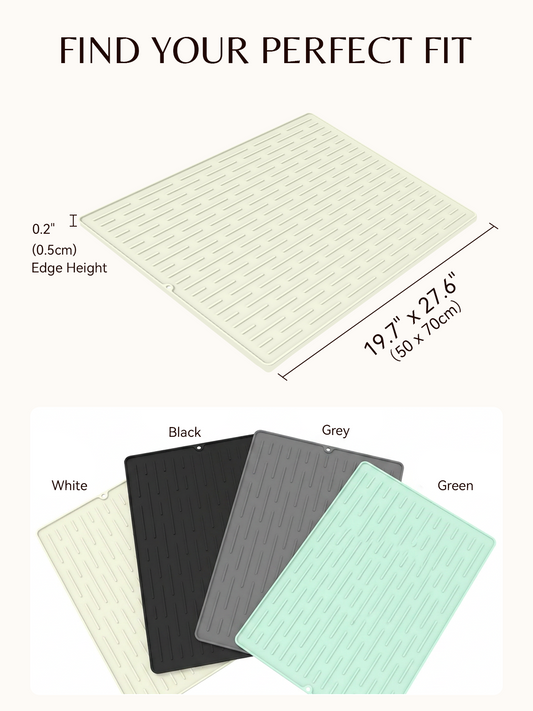 Furrybaby Minimalist Lined Silicone Cat Litter Mat