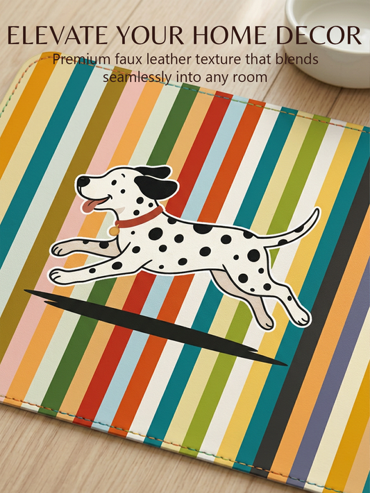 Furrybaby Rainbow Stripe Waterproof Dog & Cat Placemat