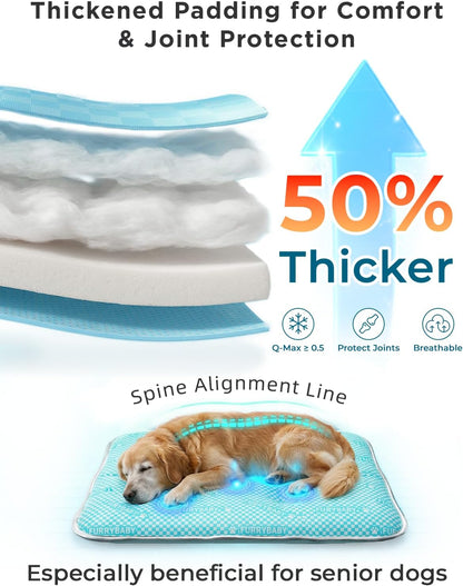 Furrybaby Magic PCM Color-Changing Cooling Mat