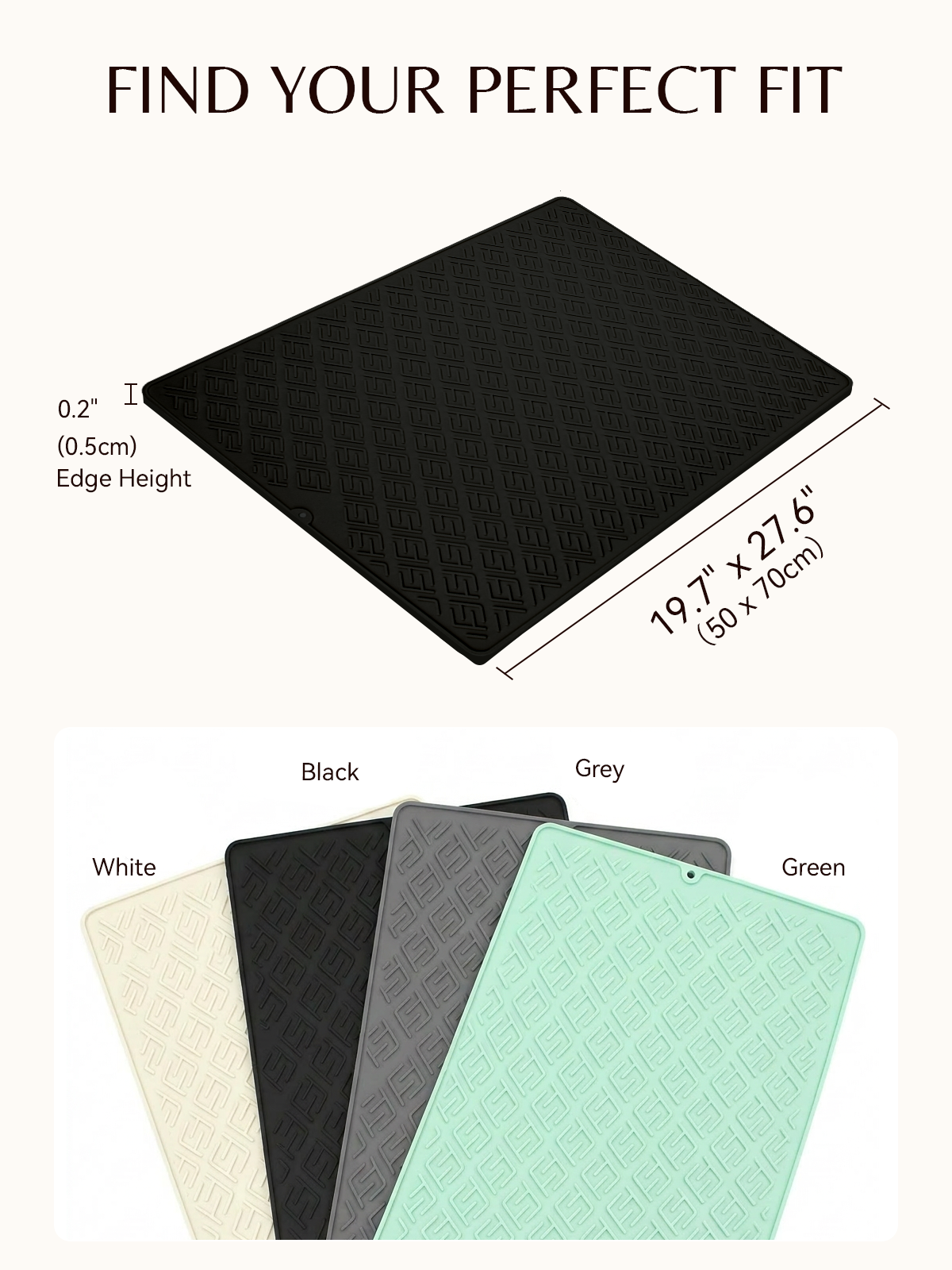 Furrybaby Geometric Maze Silicone Cat Litter Mat