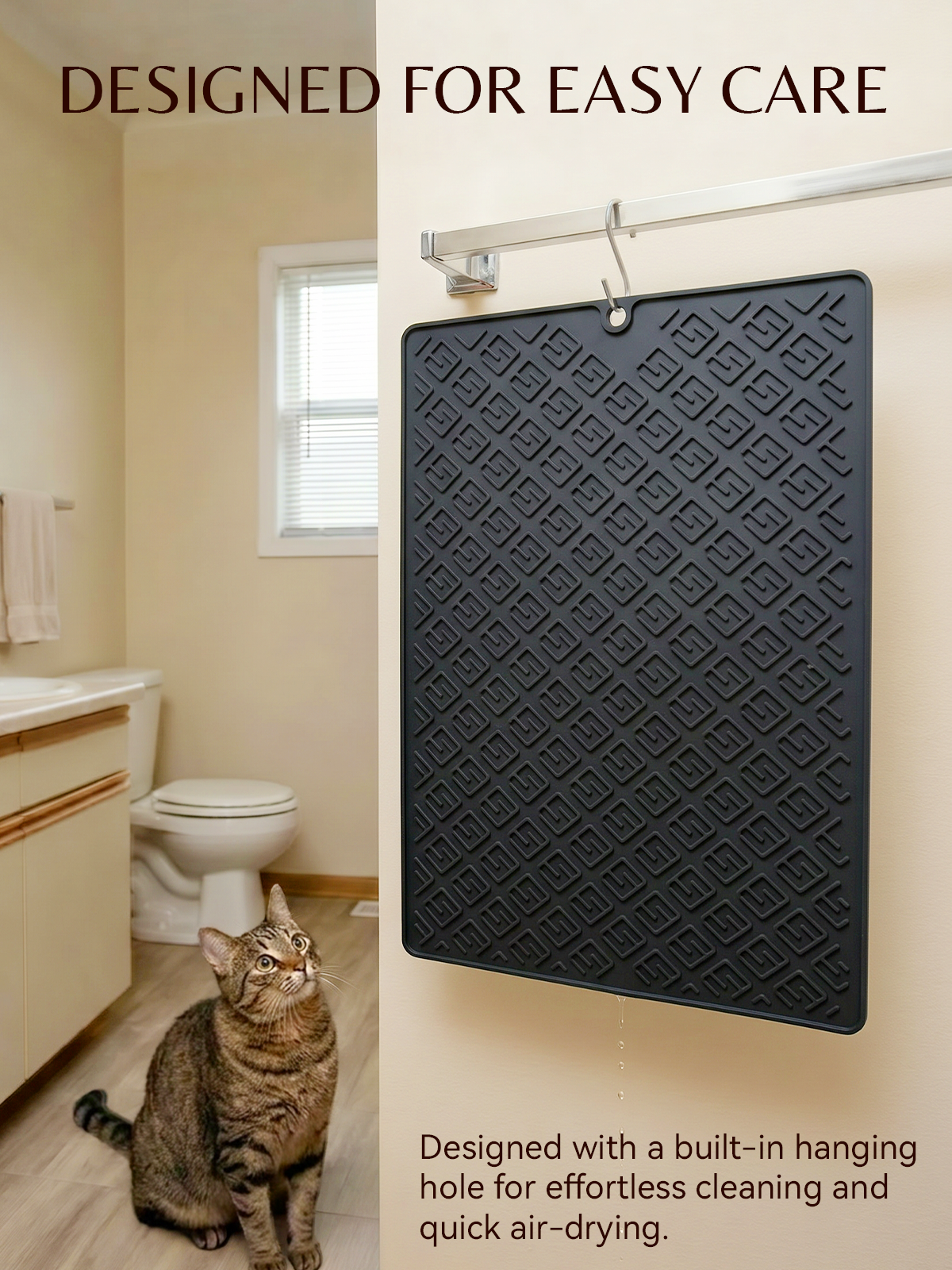 Furrybaby Geometric Maze Silicone Cat Litter Mat