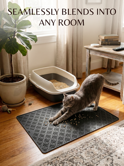 Furrybaby Geometric Maze Silicone Cat Litter Mat