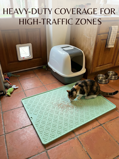 Furrybaby Geometric Maze Silicone Cat Litter Mat