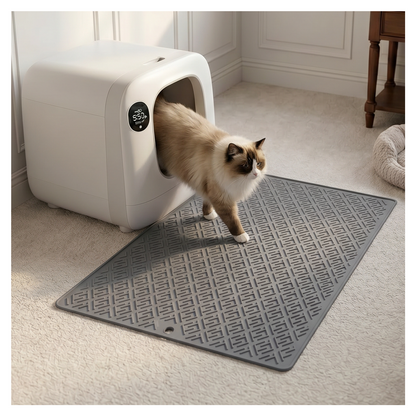 Furrybaby Geometric Maze Silicone Cat Litter Mat