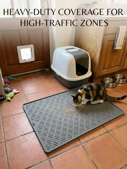 Furrybaby Geometric Maze Silicone Cat Litter Mat