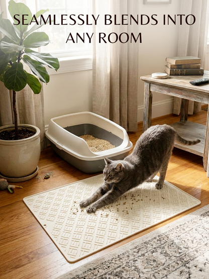 Furrybaby Geometric Maze Silicone Cat Litter Mat