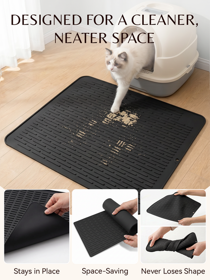 Furrybaby Minimalist Lined Silicone Cat Litter Mat