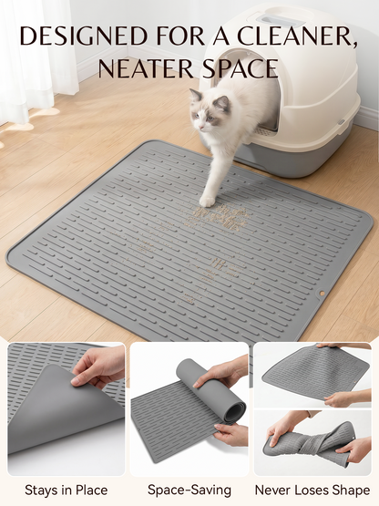 Furrybaby Minimalist Lined Silicone Cat Litter Mat