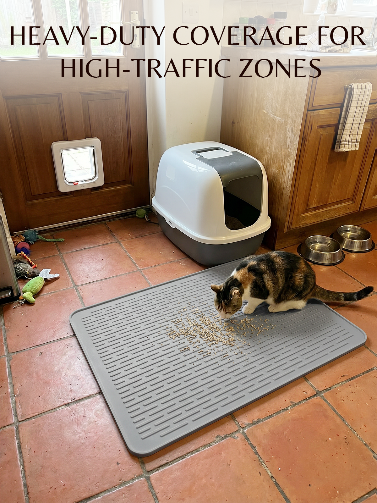 Furrybaby Minimalist Lined Silicone Cat Litter Mat