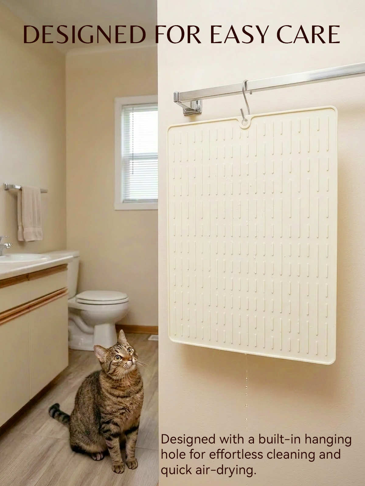 Furrybaby Minimalist Lined Silicone Cat Litter Mat