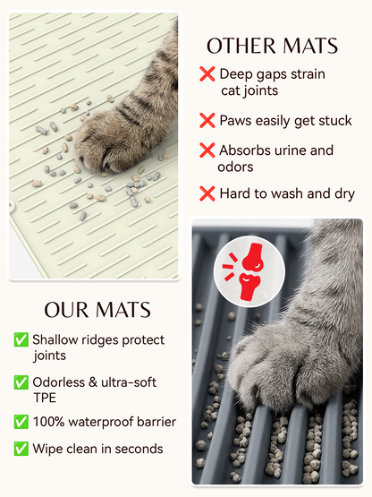 Furrybaby Minimalist Lined Silicone Cat Litter Mat