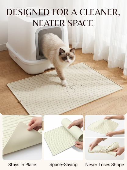 Furrybaby Minimalist Lined Silicone Cat Litter Mat