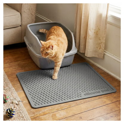 Furrybaby Silicone Teardrop Cat Litter Mat