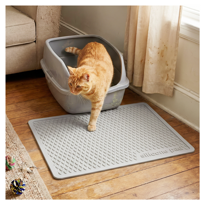 Furrybaby Silicone Teardrop Cat Litter Mat