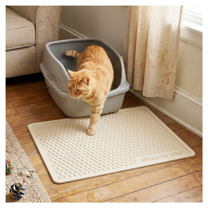 Furrybaby Silicone Teardrop Cat Litter Mat