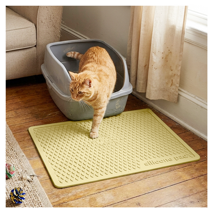 Furrybaby Silicone Teardrop Cat Litter Mat