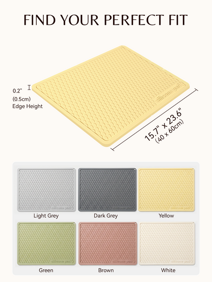 Furrybaby Silicone Teardrop Cat Litter Mat