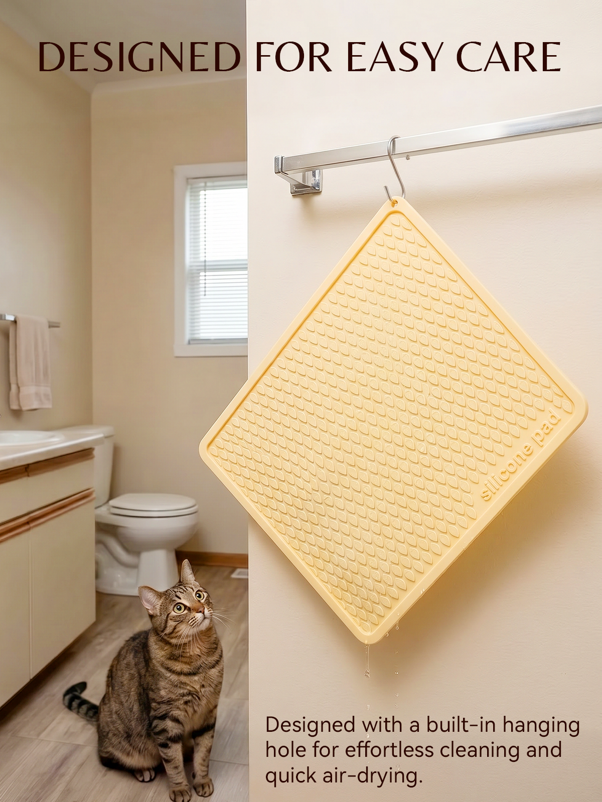 Furrybaby Silicone Teardrop Cat Litter Mat