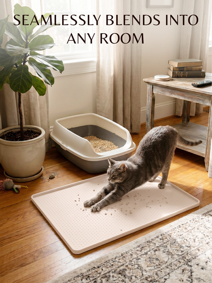Furrybaby Silicone Polka Dot Cat Litter Mat