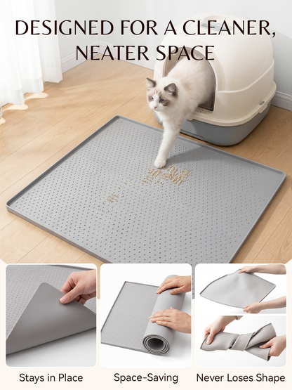 Furrybaby Silicone Polka Dot Cat Litter Mat