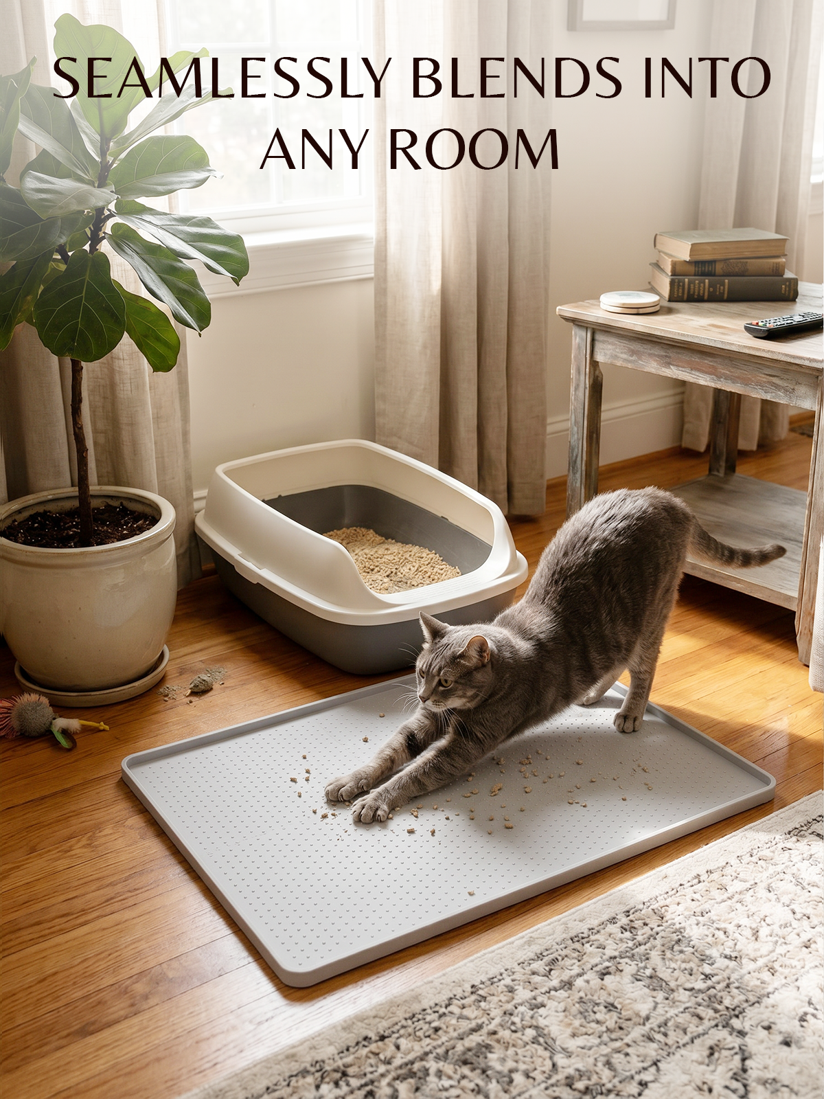 Furrybaby Silicone Polka Dot Cat Litter Mat