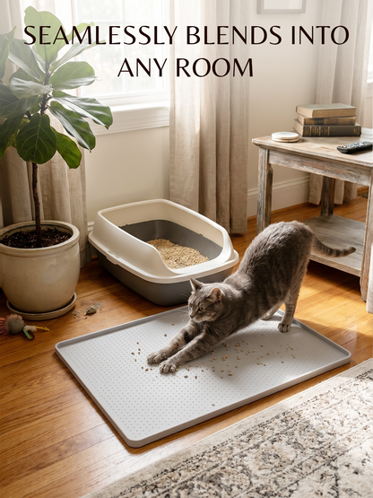 Furrybaby Silicone Polka Dot Cat Litter Mat