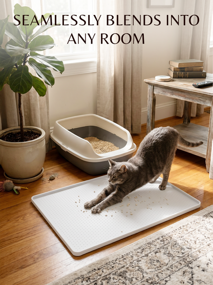 Furrybaby Silicone Polka Dot Cat Litter Mat