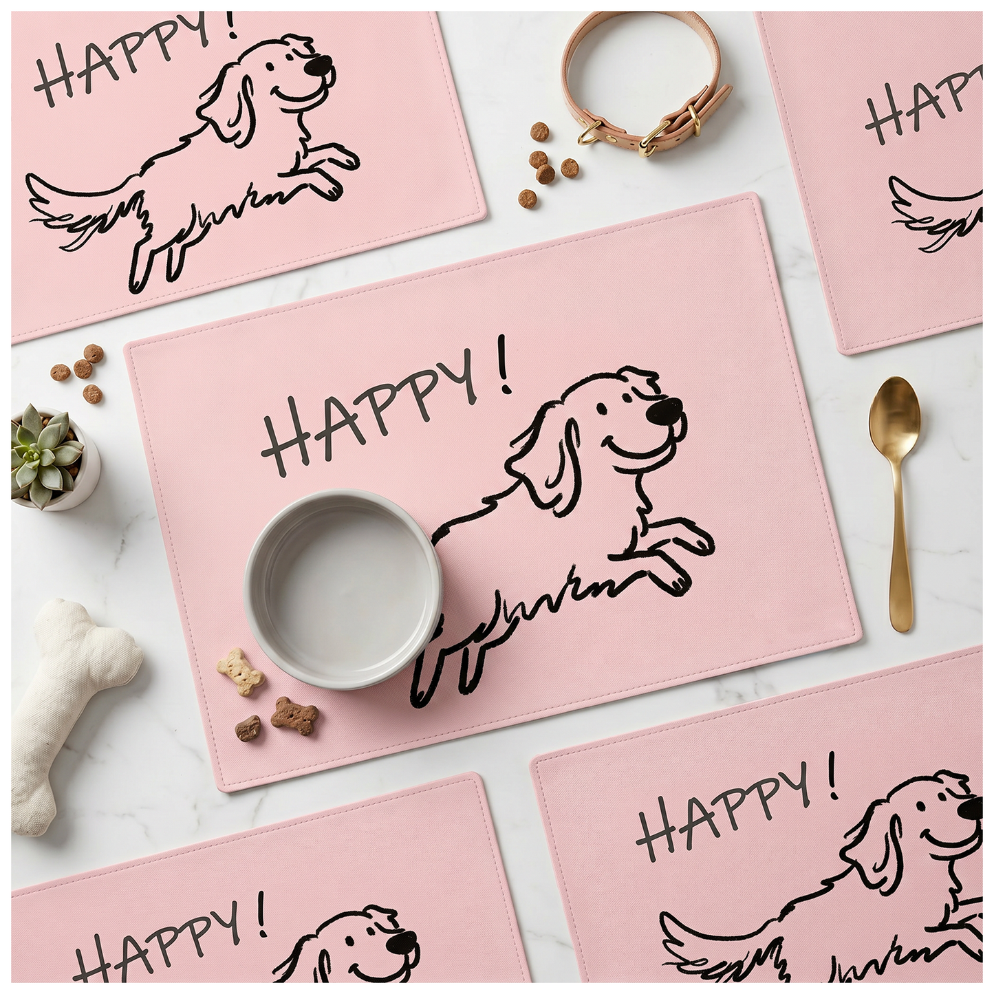 Happy Dog Pink
