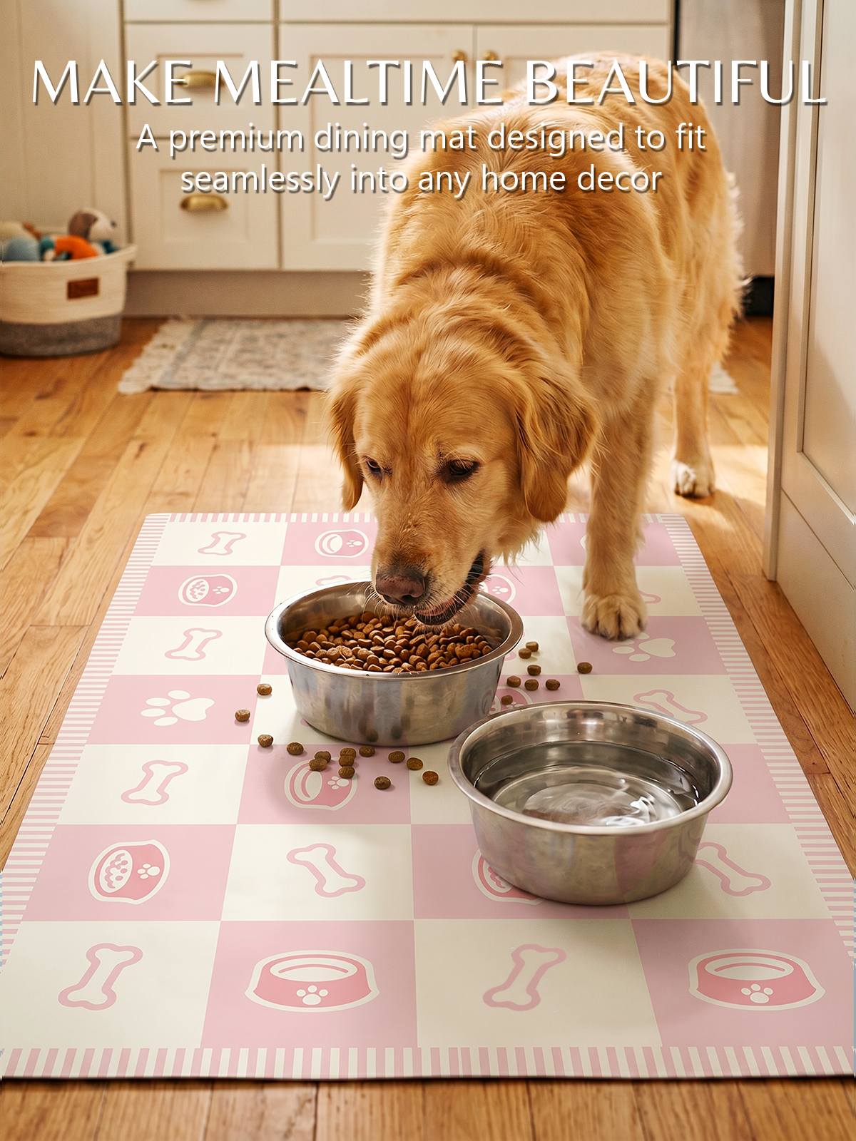 Furrybaby Classic Checkerboard Waterproof Dog & Cat Placemat