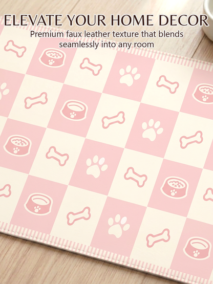 Furrybaby Classic Checkerboard Waterproof Dog & Cat Placemat