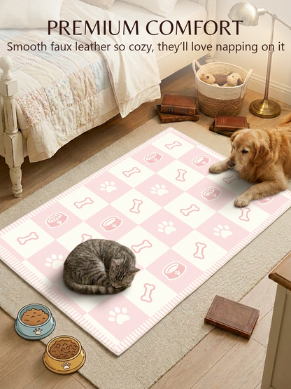 Furrybaby Classic Checkerboard Waterproof Dog & Cat Placemat
