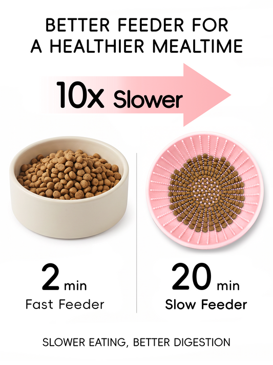 Reversible Wobble Silicone Slow Feeder & Lick Bowl